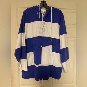 Womens Pacific Cove Blue and white striped jacket